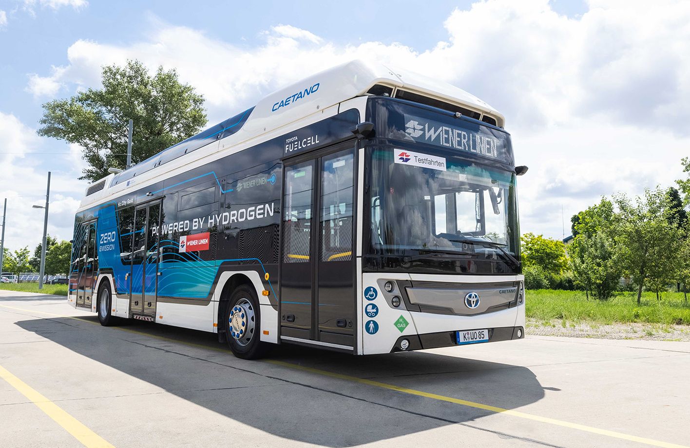 Wiener Linien stellen 2025 Linie 39A auf Wasserstoff-Busse um