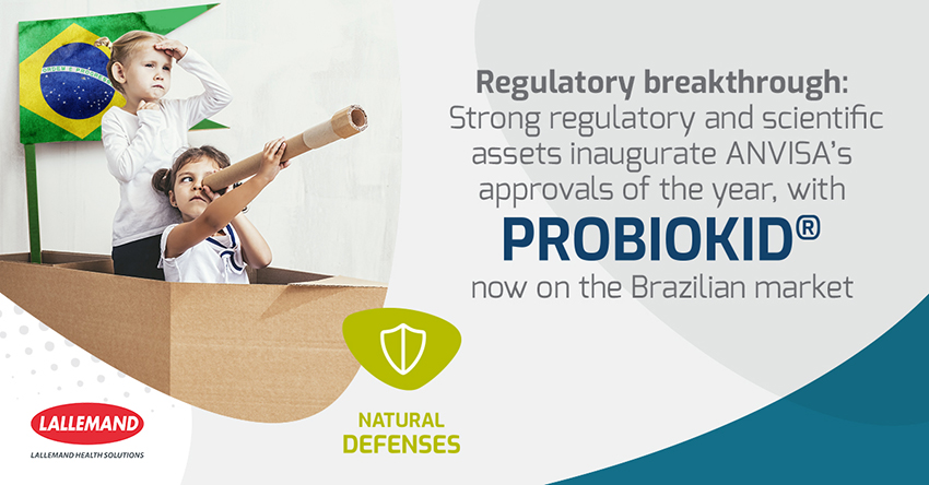 Regulatory breakthrough: Strong regulatory and scientific assets inaugurate ANVISA’s approvals of the year, with Probiokid®, now on the Brazilian market